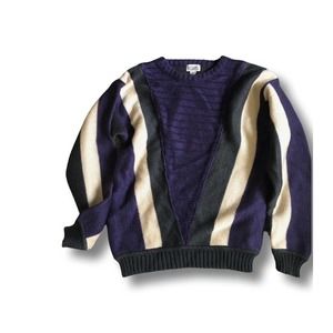 Vintage Union Bay Medium Soft Knit Sweater Size M Unisex Acrylic Purple Sweater